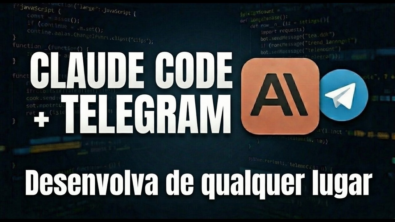 Claude code + Telegram - Desenvolva de qualquer lugar