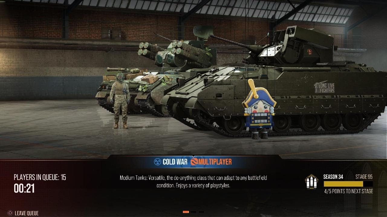 World of Tanks console: First match in the M3A2 Bradley Fully upgraded.