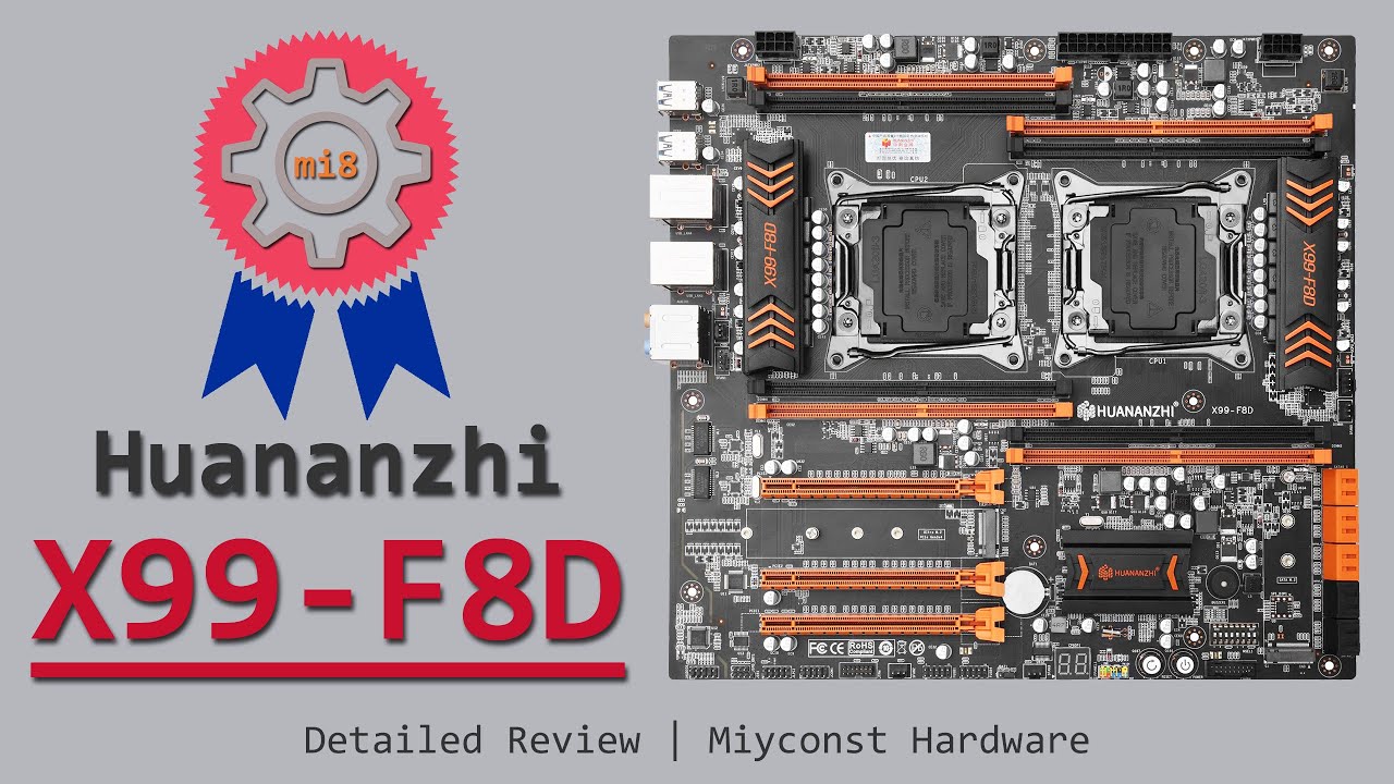 🇷🇺 Подробный обзор Huananzhi X99-F8D Dual LGA 2011-3 | E5-2678 V3 | E5-2620 V4 | Turbo Unlock