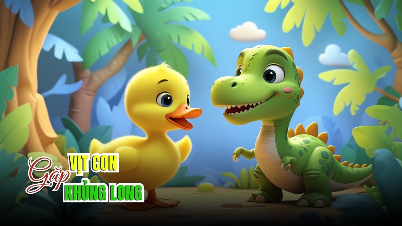 Vịt Con Gặp Khủng Long 🦆🦖 | Nhạc Thiếu Nhi Phiêu Lưu Cho Bé