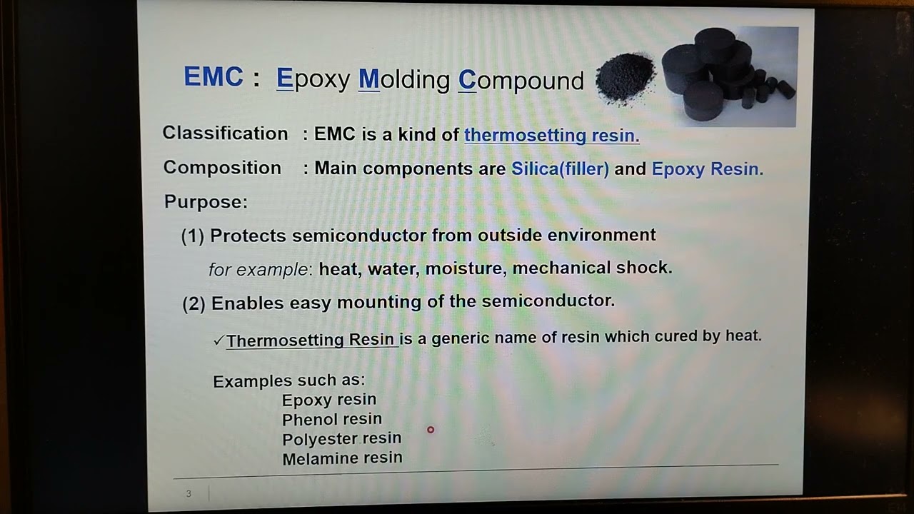 Basic Epoxy Molding Compound Learning - part1