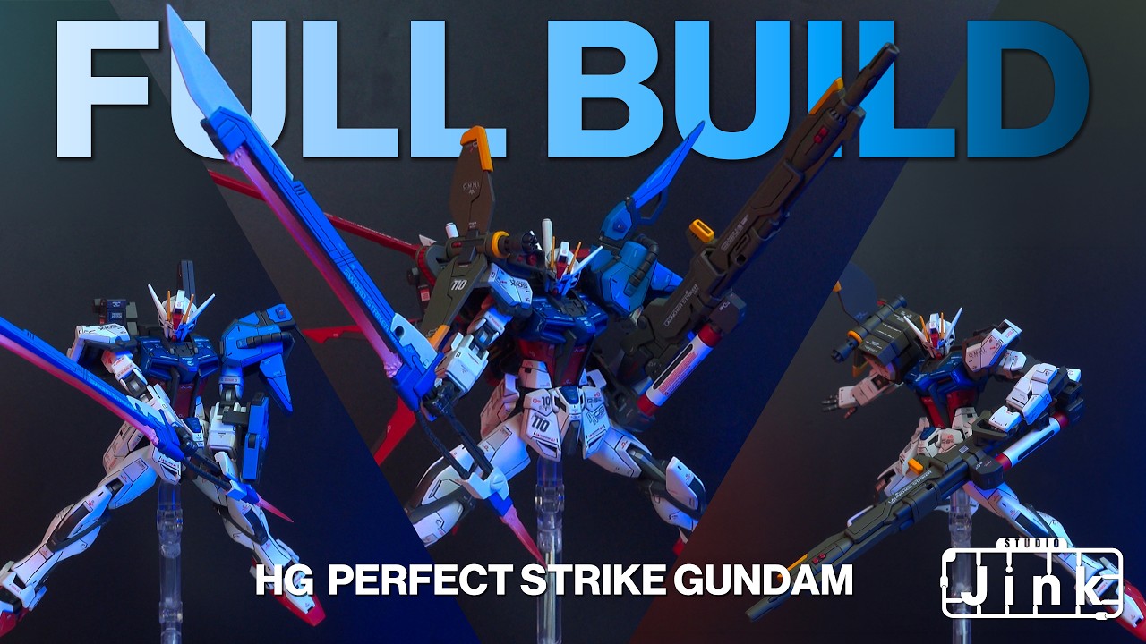 【ガンプラ全塗装】HG PERFECT STRIKE GUNDAM | FULL BUILD