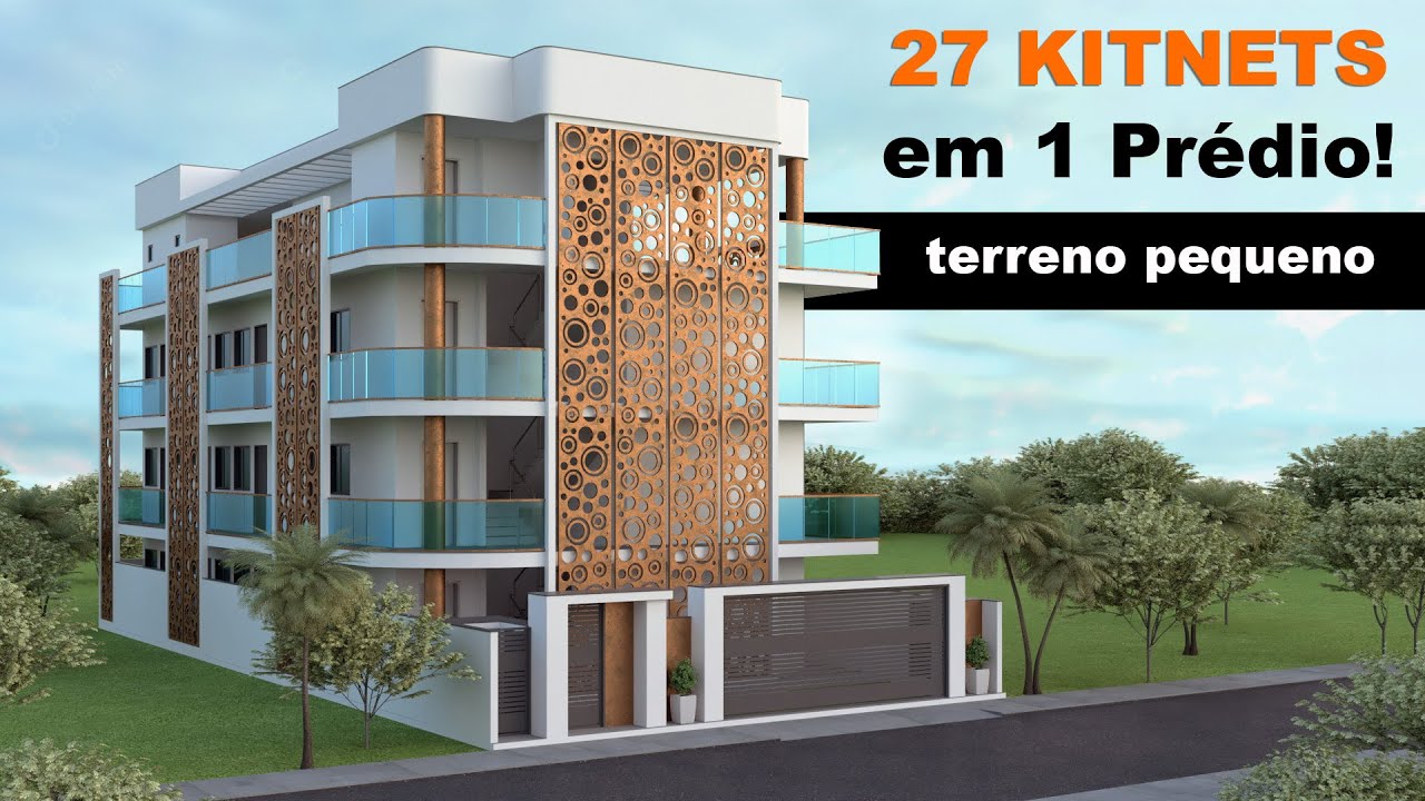 Você Acredita Que Aqui Cabem 27 KITNETS? Veja em 3D!
