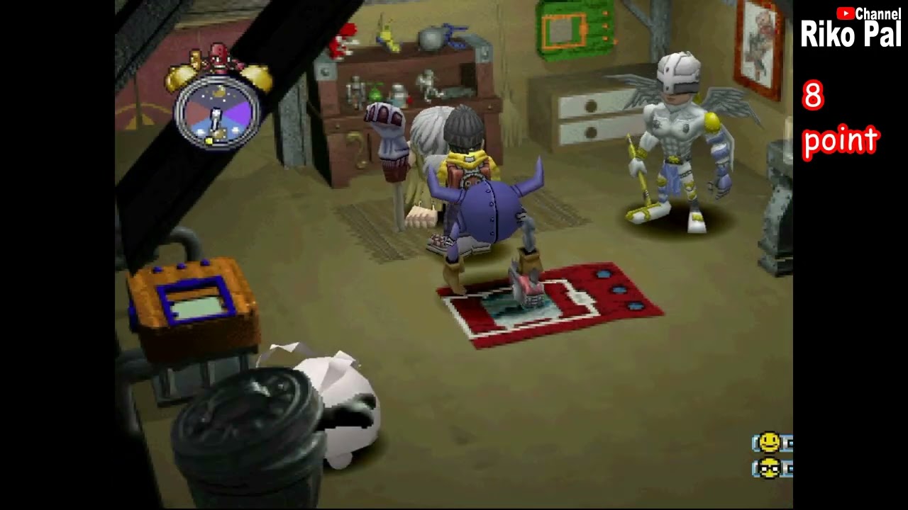Digimon World - All Recruited Digimons, 100 Prosperity Points, All Angemon Clues
