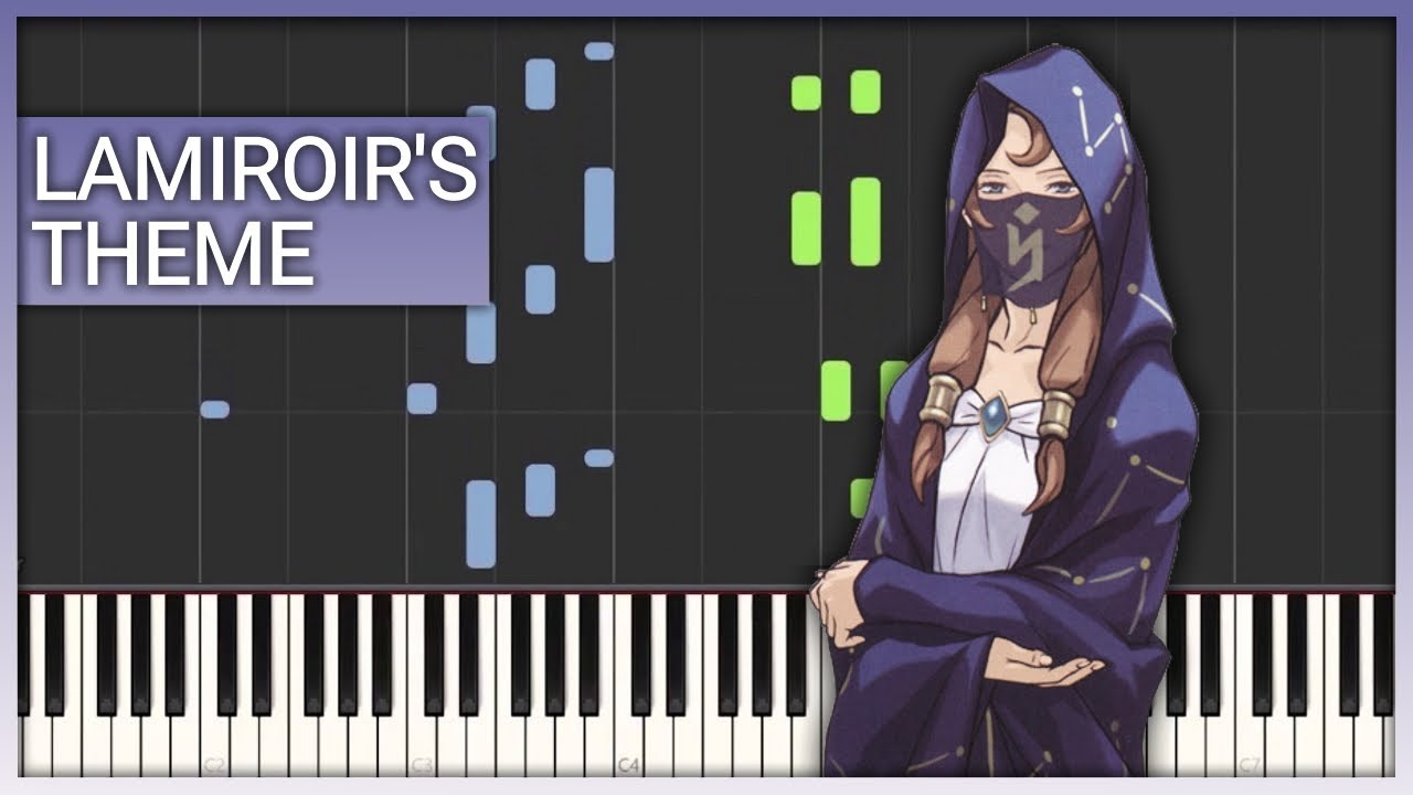 【ピアノ】 Apollo Justice: Lamiroir's Theme (Piano Cover) 逆転裁判4