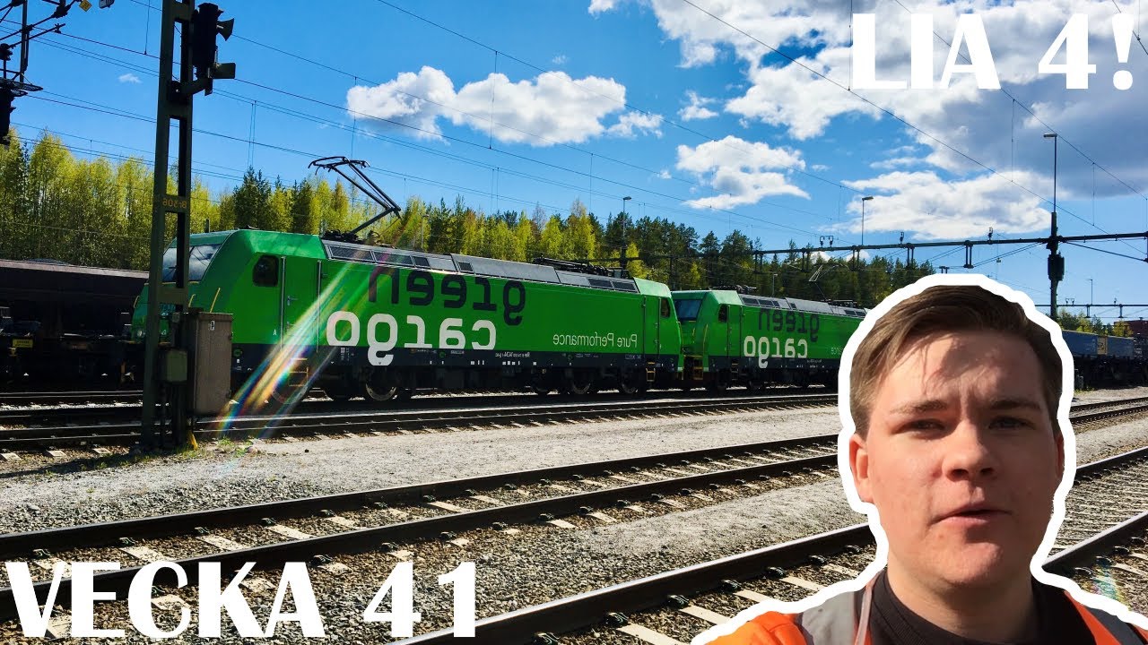 Lokf&ouml;rarvloggen, vecka 41. Vad har jag med mig n&auml;r jag k&ouml;r godst&aring;g? (LIA 4)