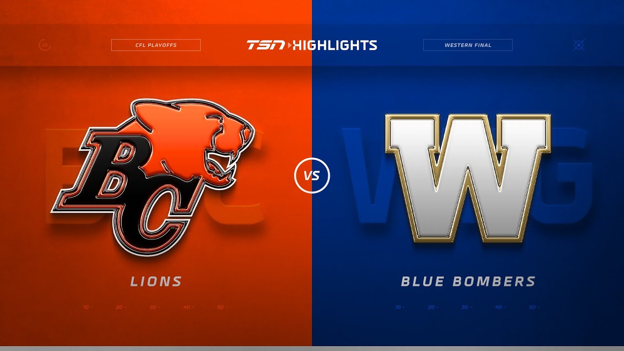 CFL WESTERN DIVISION FINAL HIGHLIGHTS: BLUE BOMBERS VS. LIONS