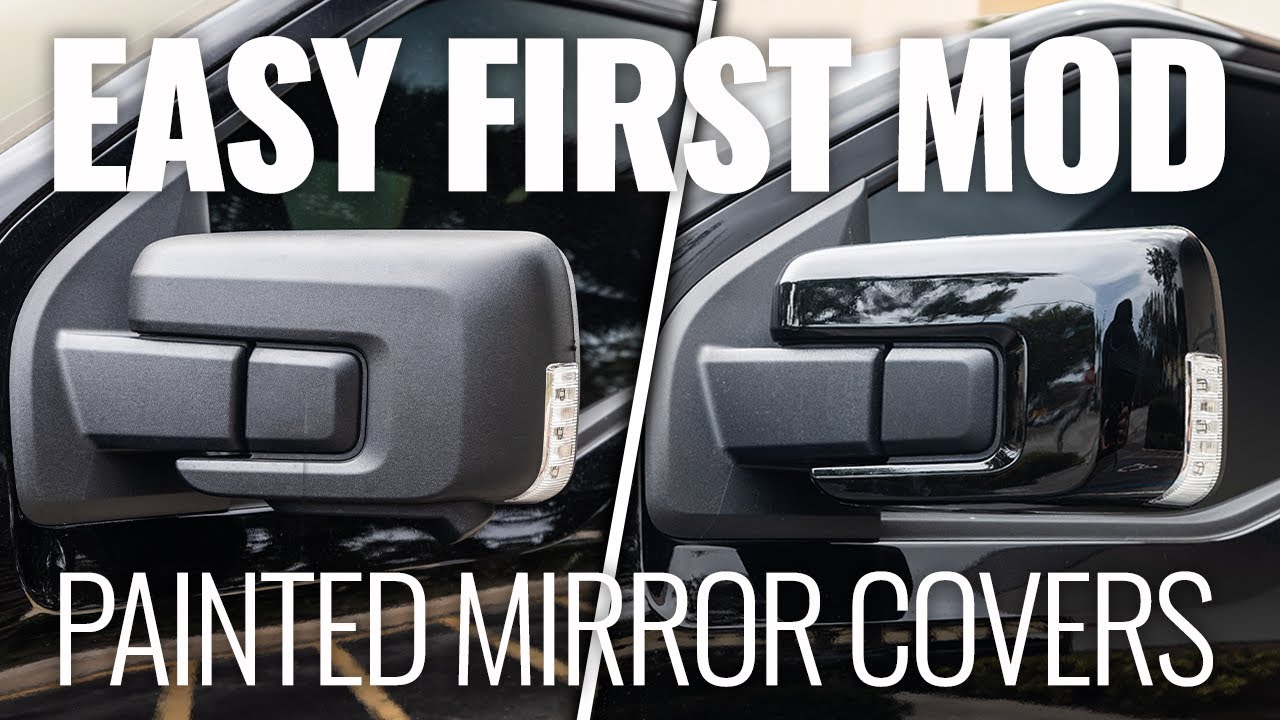 Easy First Mod for 2021+ F-150 - Painted Mirror Covers