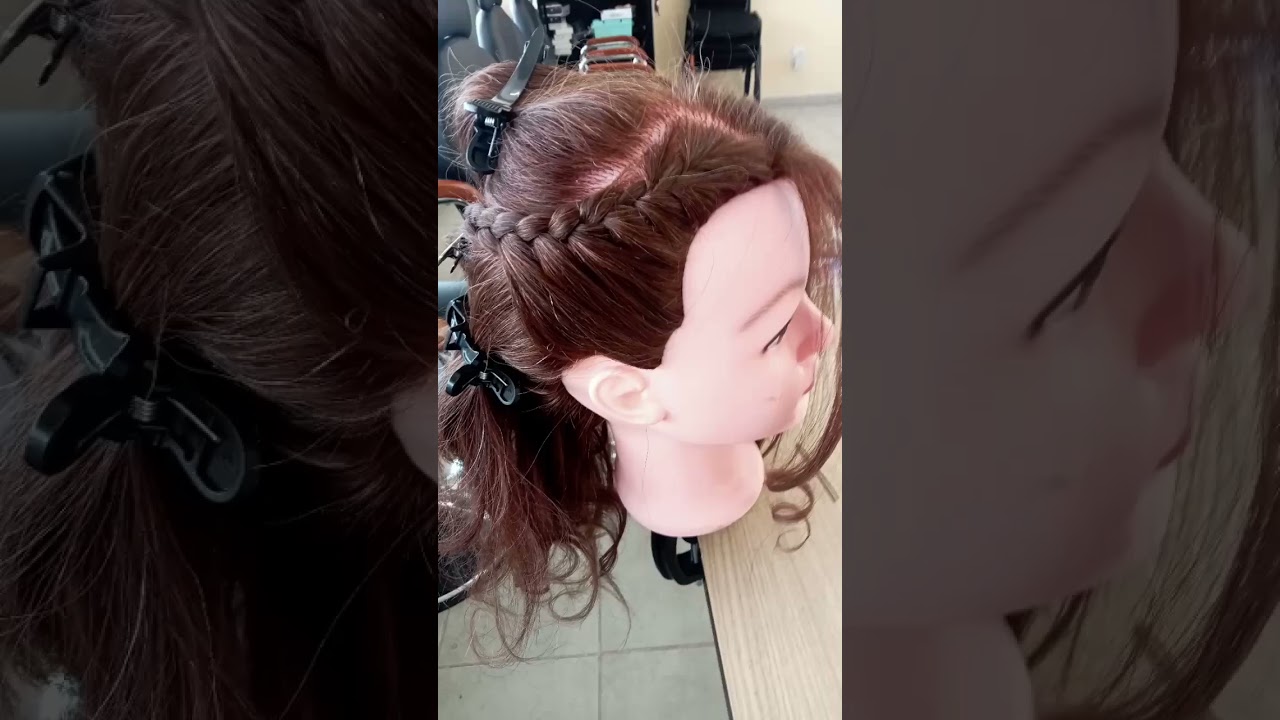 Peinado sencillo de fiesta (Aprendiendo andamos) #hairstyle #stilist #estilismo