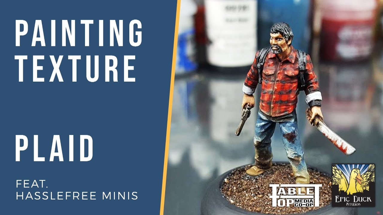 Painting Texture - Plaid - THE EPIC HOBBY tutorial