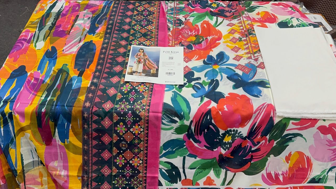 PAHLI KIRAN BY PALTAR! Latest Volume Digital Printed 3PC Wholesale Price 