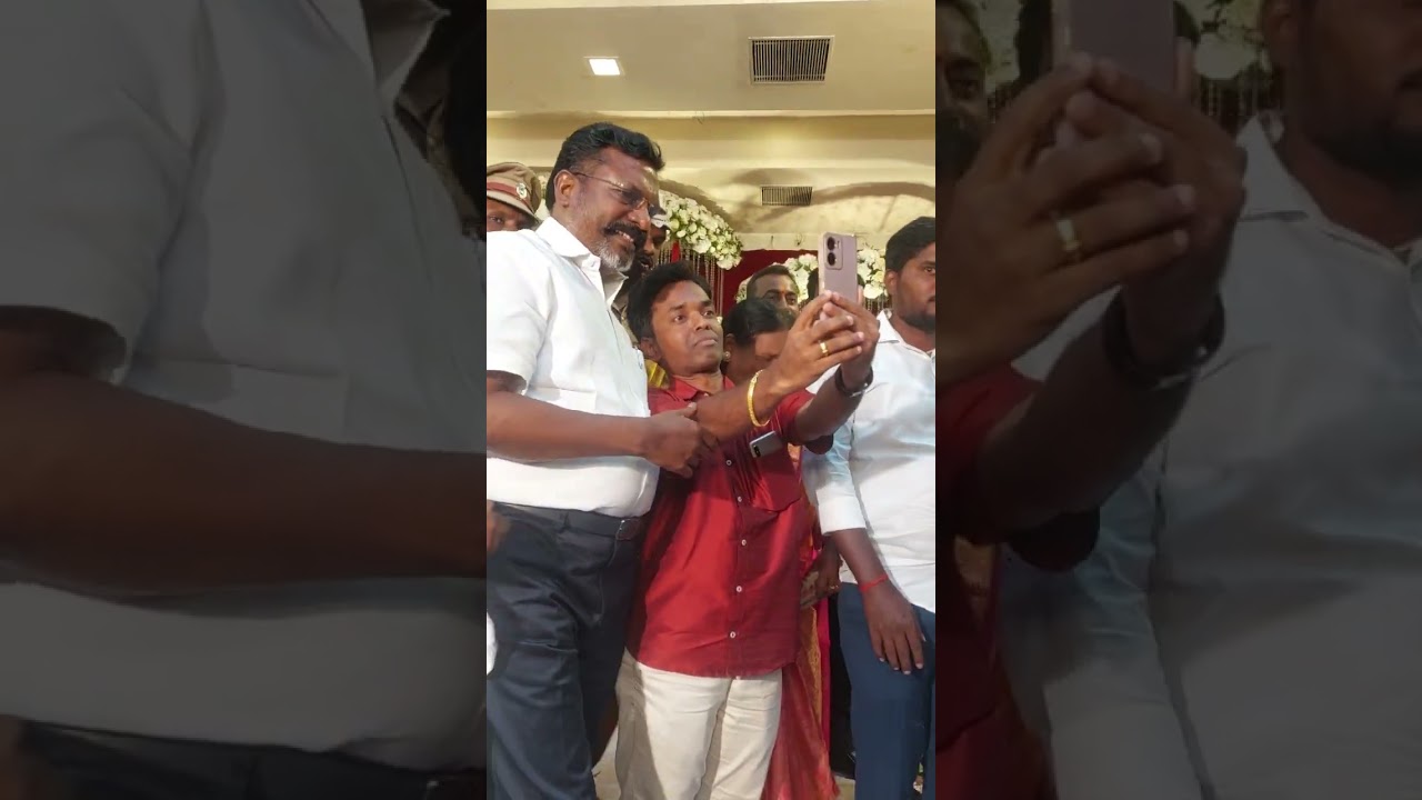 vck leader thirumavalavan avargal in marriage function #thirumavalavan #vck  #subscribe