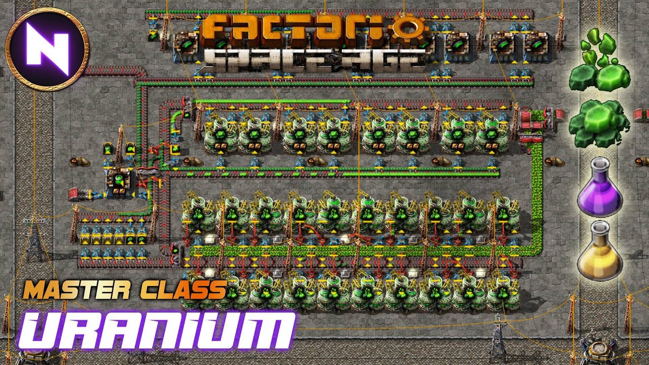 BACK TO NAUVIS: Preparations For Expansion; Uranium/Purple/Yellow | Factorio Master Class/Tutorial