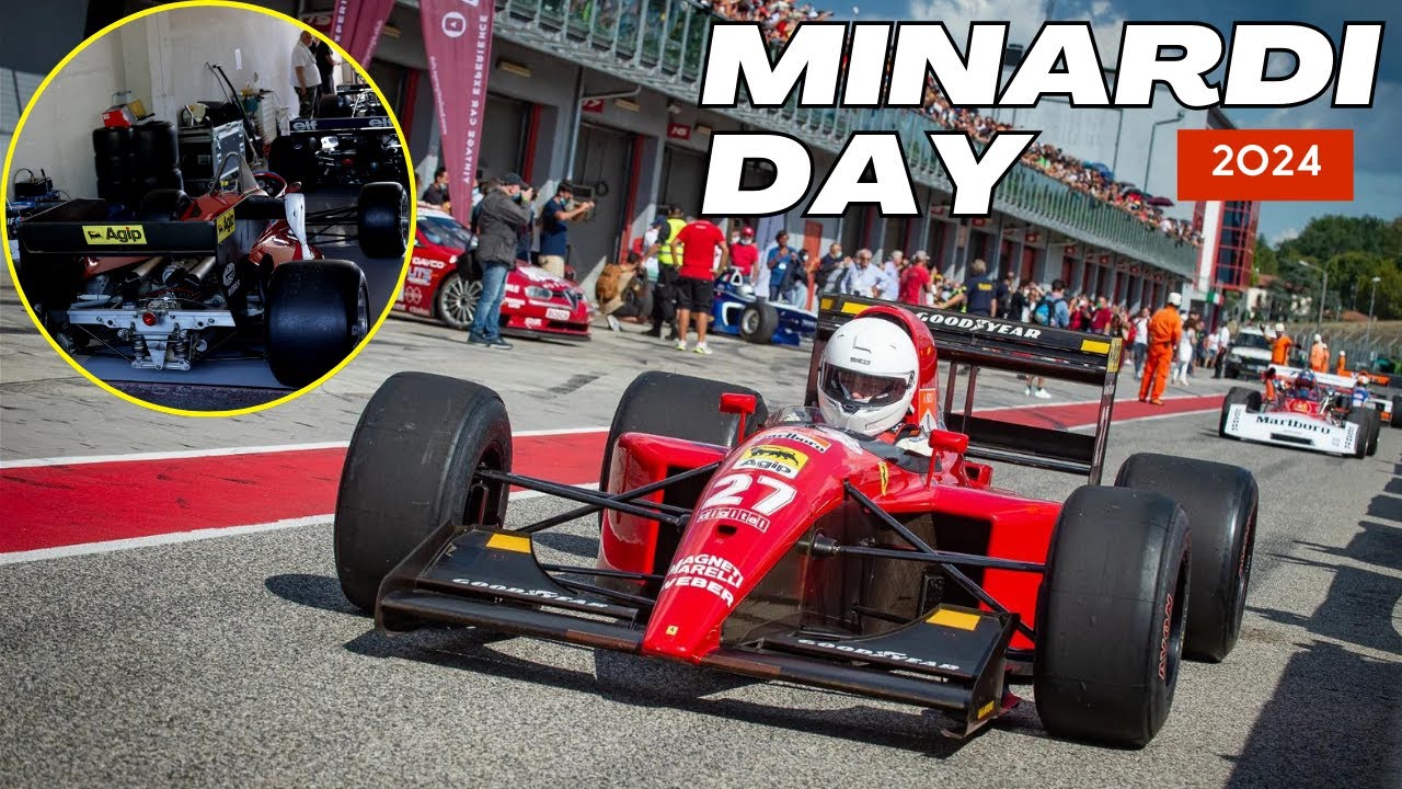 Reviving History: Minardi Day 2024 Featuring V12 Lamborghini, Tyrrell P34, Mclaren Mp4/5, And Fw