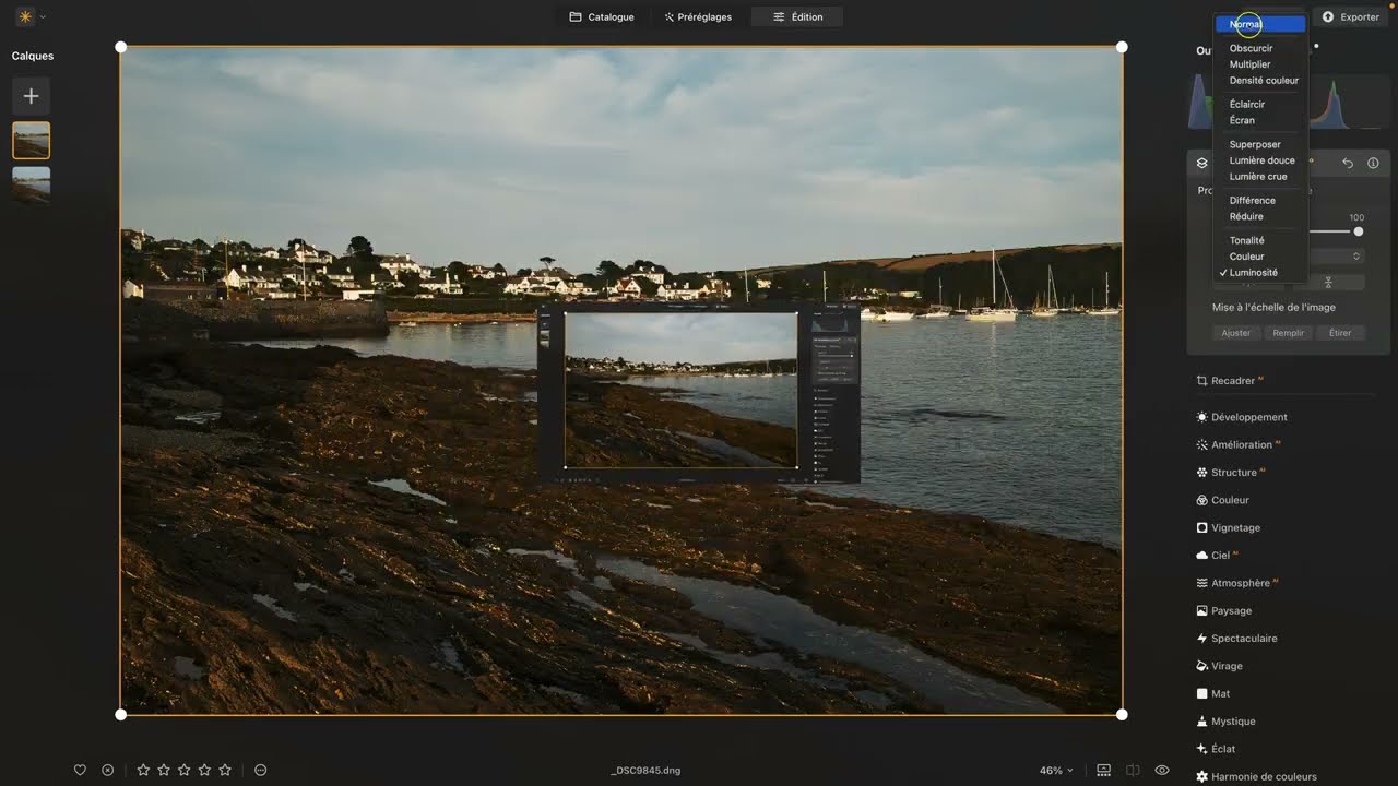 Luminar Neo mise à niveau du logiciel