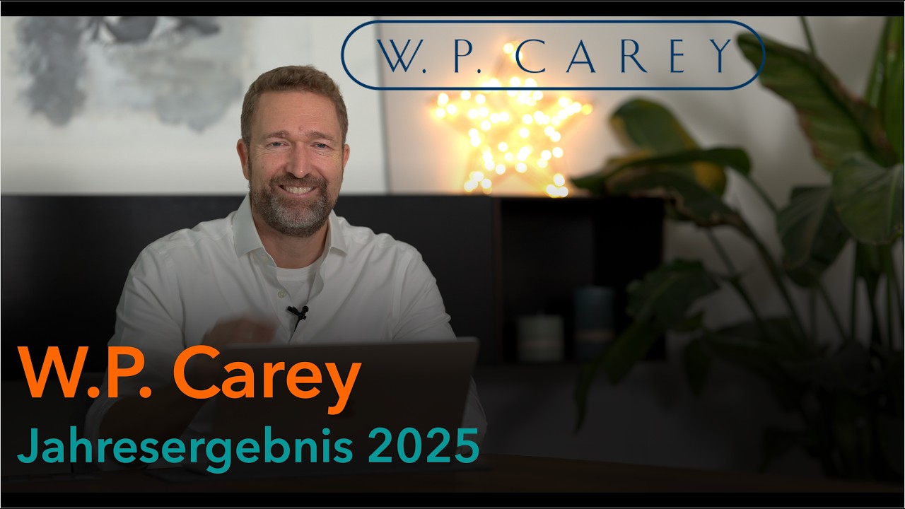 Jahreszahlen WPCarey überzeugen - 30% YOY