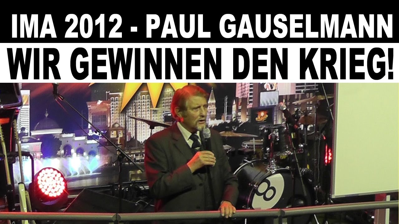 IMA 2012 | Paul Gauselmann | Diesen Krieg werden wir gewinnen! | Staatsvertrag  |  Automaten Messe