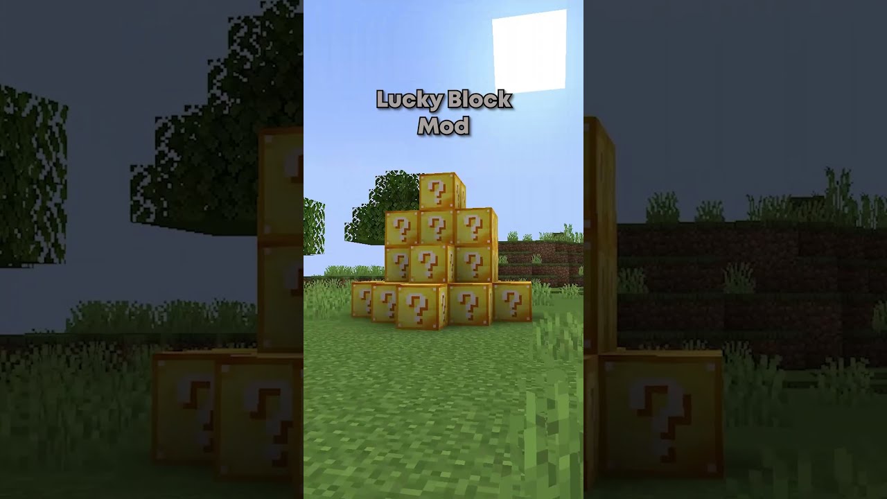 Minecraft: TWO NOSTALGIC MODS Pt. 1... (Lucky Block Mod)