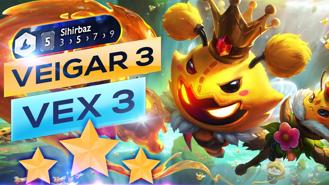 5 Sihirbaz, Veigar 3, Vex 3 Hala Çok Güçlü - 14.17 Patch TFT | Teamfight Tactics