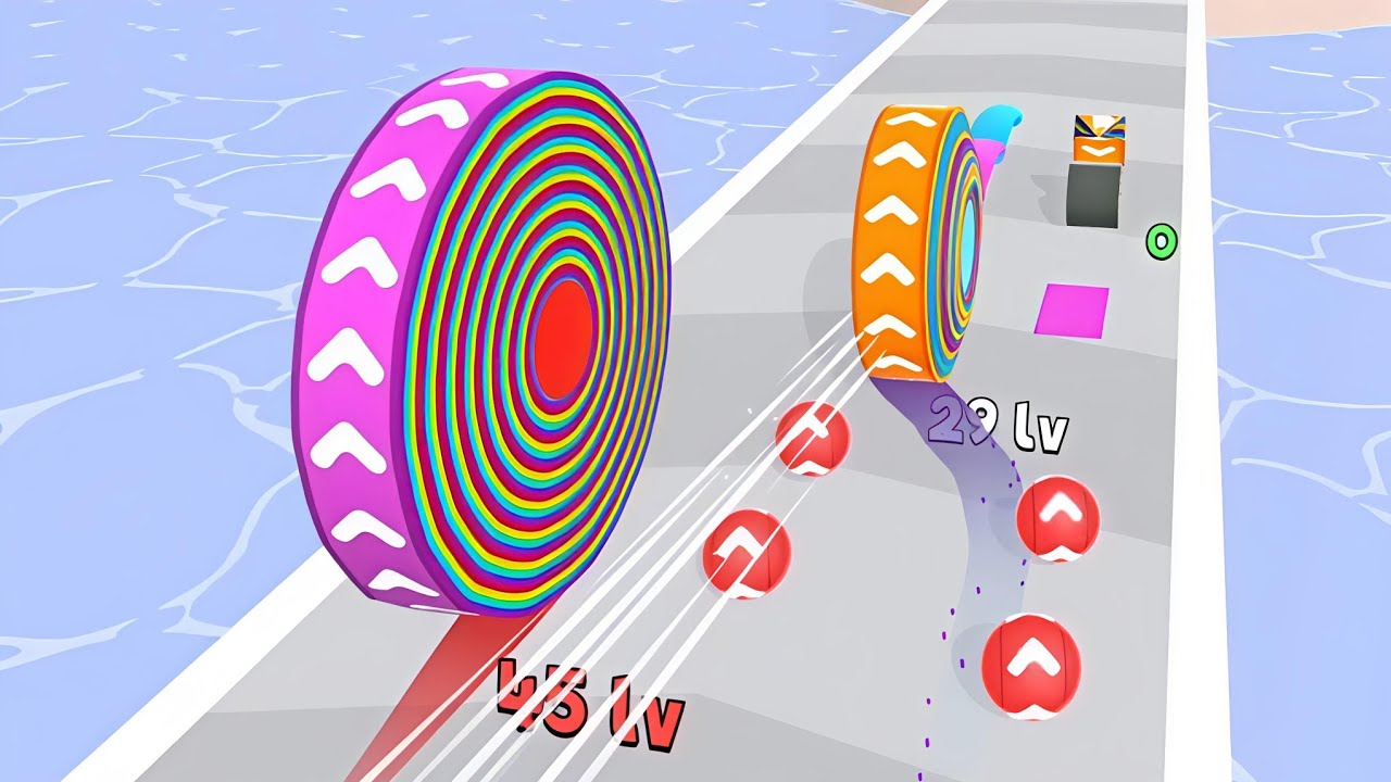 Peel Runner 3D ASMR android ios run satisfied gameplay 