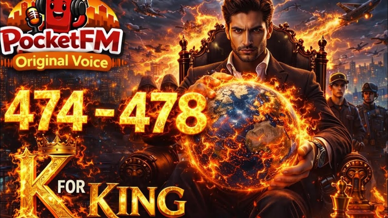 K for king episode 474 to 478 pocket fm story audio book original 100℅ #pocketfm#kukufm#story