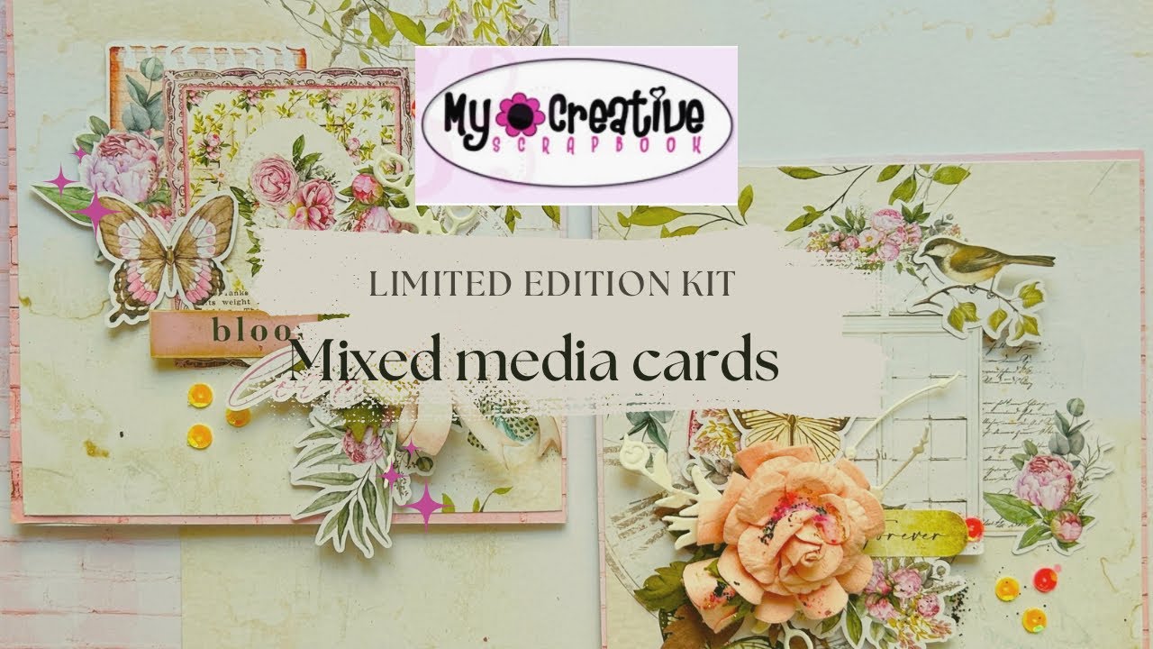 Quick and easy Mixed media card | Prima Marketing | My creative scrapbook