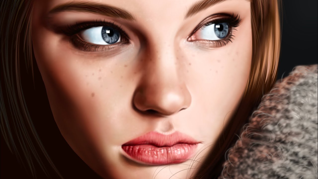 Procreate digital painting - Daria Milky