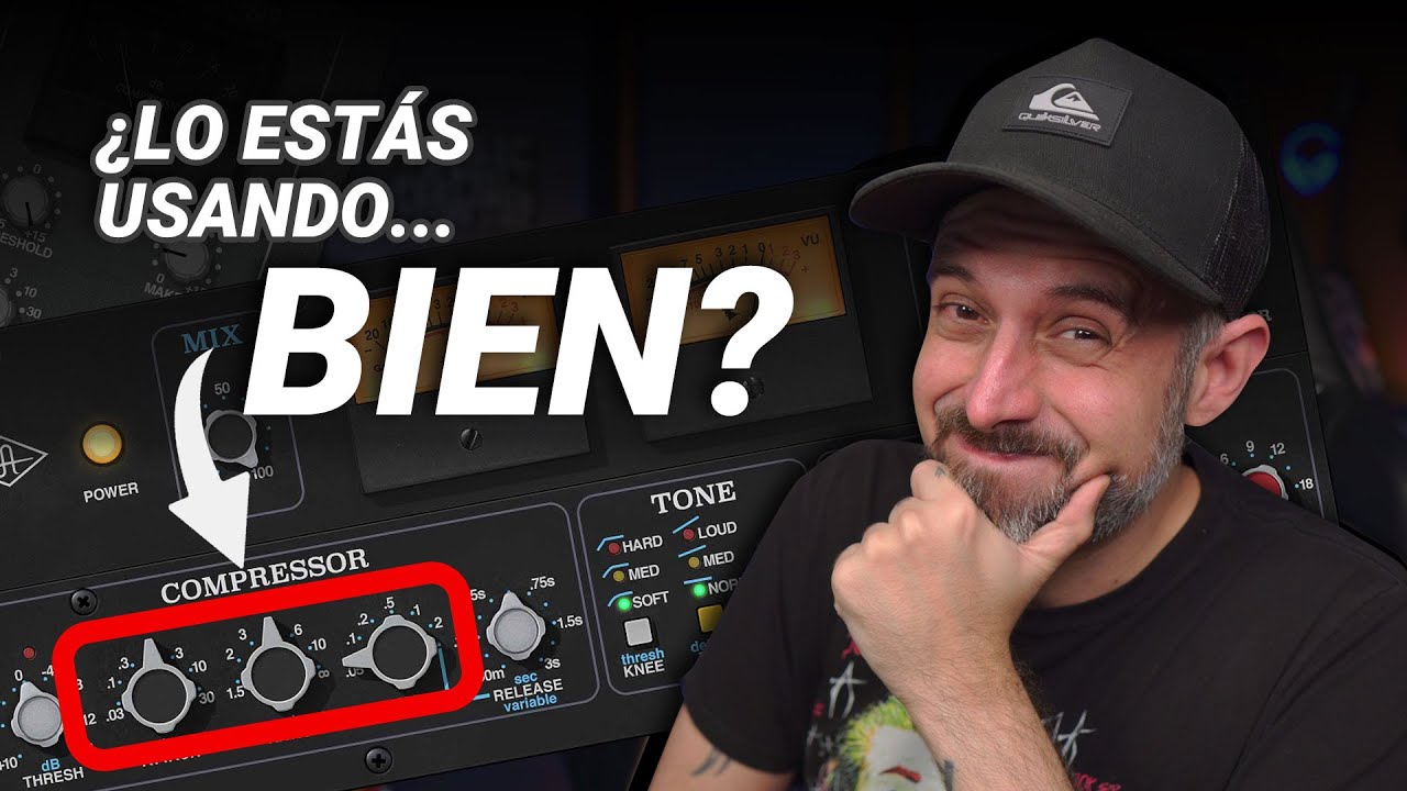 Entiende la Compresión en una Mezcla de una  manera MÁS sencilla 🎚️