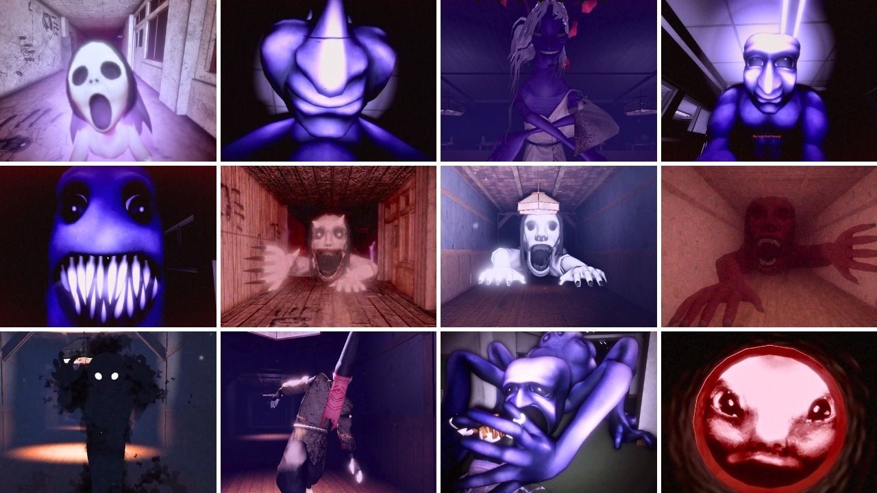 PETAPETA: Chapter1-2 + School Of Nightmares + Aooni Nightmares All Scary Moments & Jumpscares