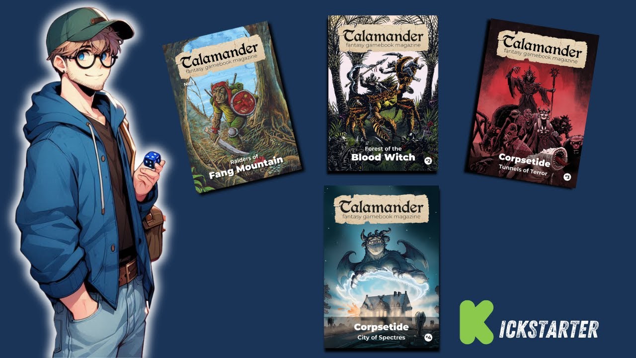 It Has Arrived / Talamander Gamebook Kickstarter