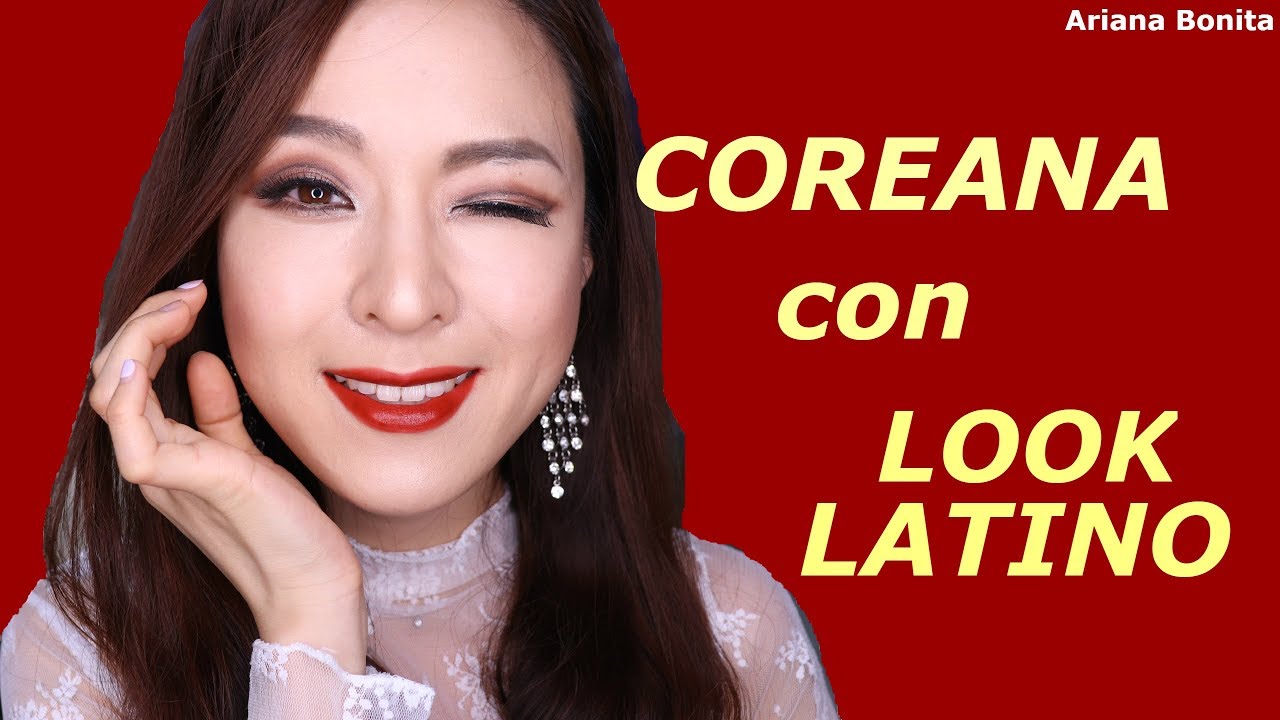 [KOR SUB] COREANA se transforma en LATINA  │ Maquillaje Latino │ Ariana Bonita