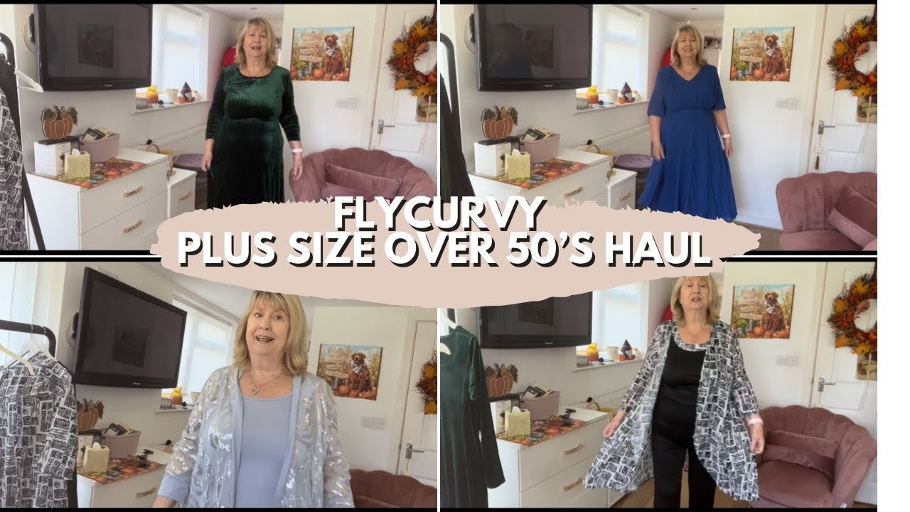 Flycurvy plus size over 50’s haul special occasion wear ad/gifted