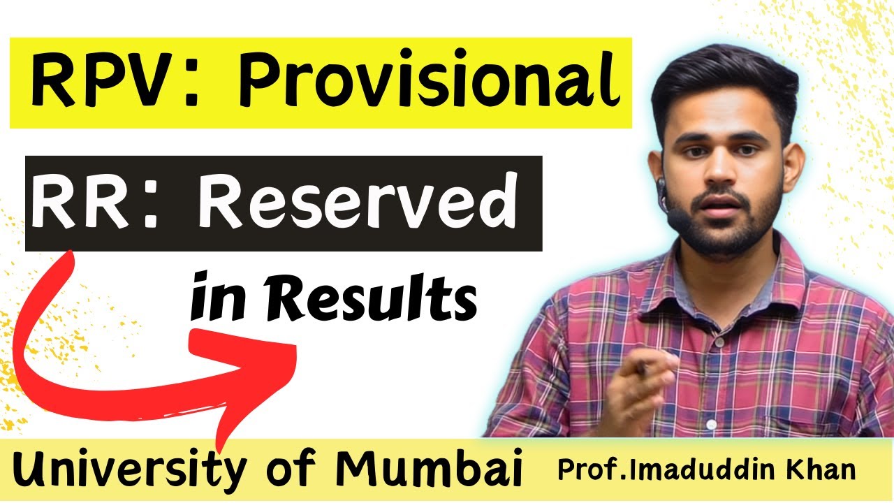 what is RPV PROVISIONAL in results | What is RR in results?