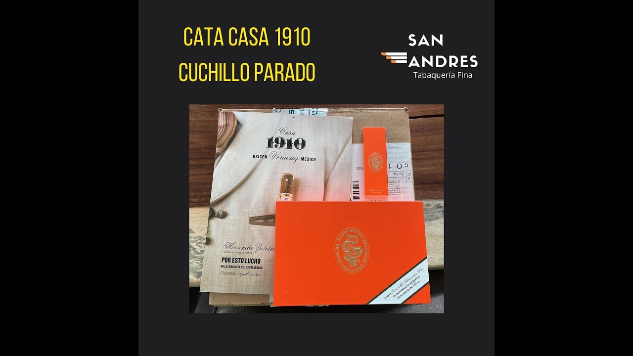 Cata Casa 1910 Cuchillo Parado- Tabacos San Andres