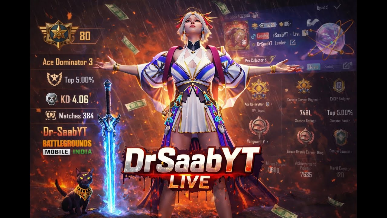 LAST ZONE FIGHTS IN BGMI😅BGMI LIVE 🔥DrSaabYT Style 🔥 OP