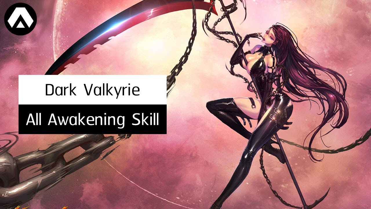 [Kritika] Dark Valkyrie : All Awakening Skill (LV.10) Red & Blue