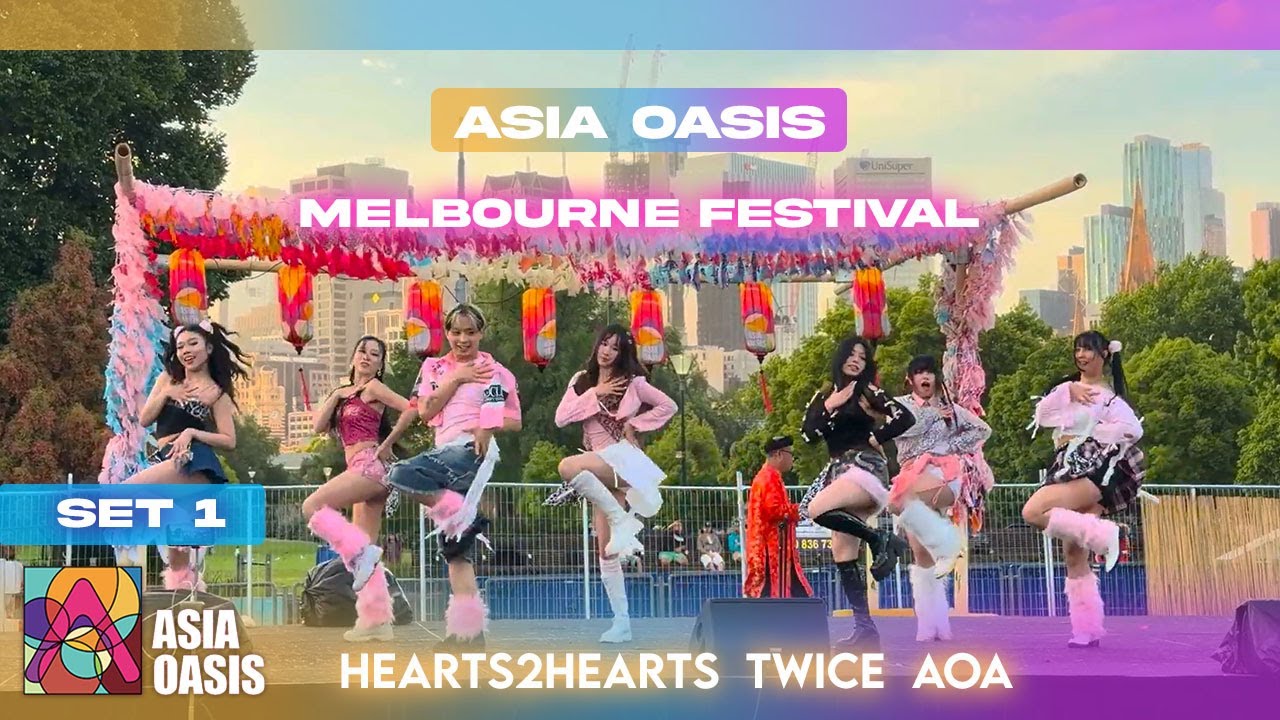 [KPOP PERFORMANCE] SET 1 | Hearts2Hearts, TWICE, AOA Medley | KM United (Asia Oasis Festival)
