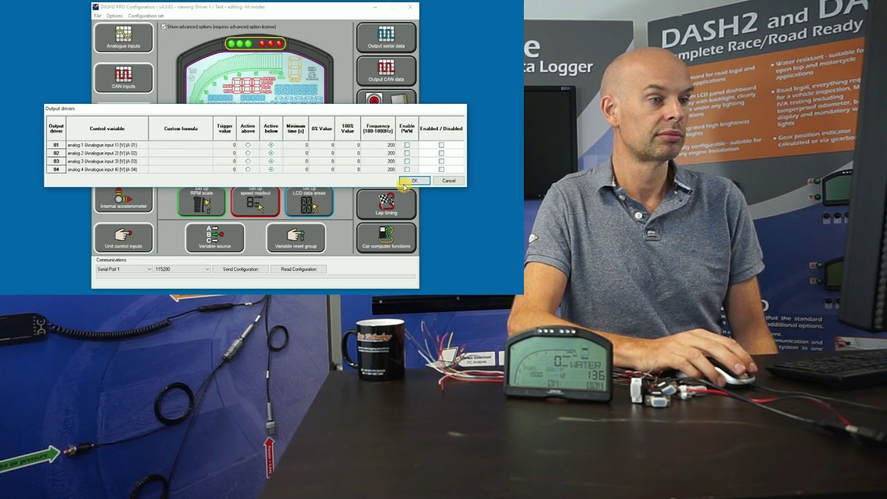 Race Technology DASH2 PRO Configuration Software