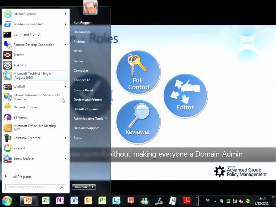 AGPM 4.0 &mdash; управление модернизированным рабочим столом с помощью Advanced Group Policy Management 4.0.