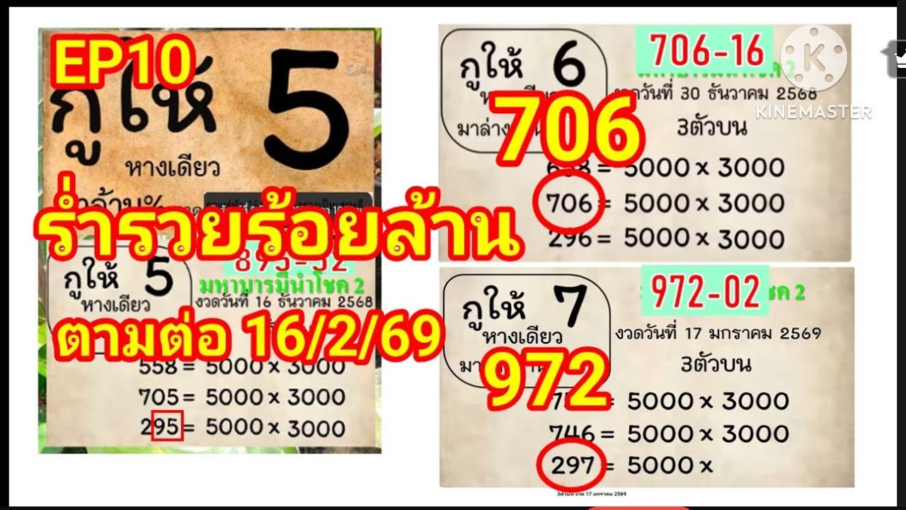 EP10 ร่ำรวยร้อยล้าน งวดใหม่ 16กพ69