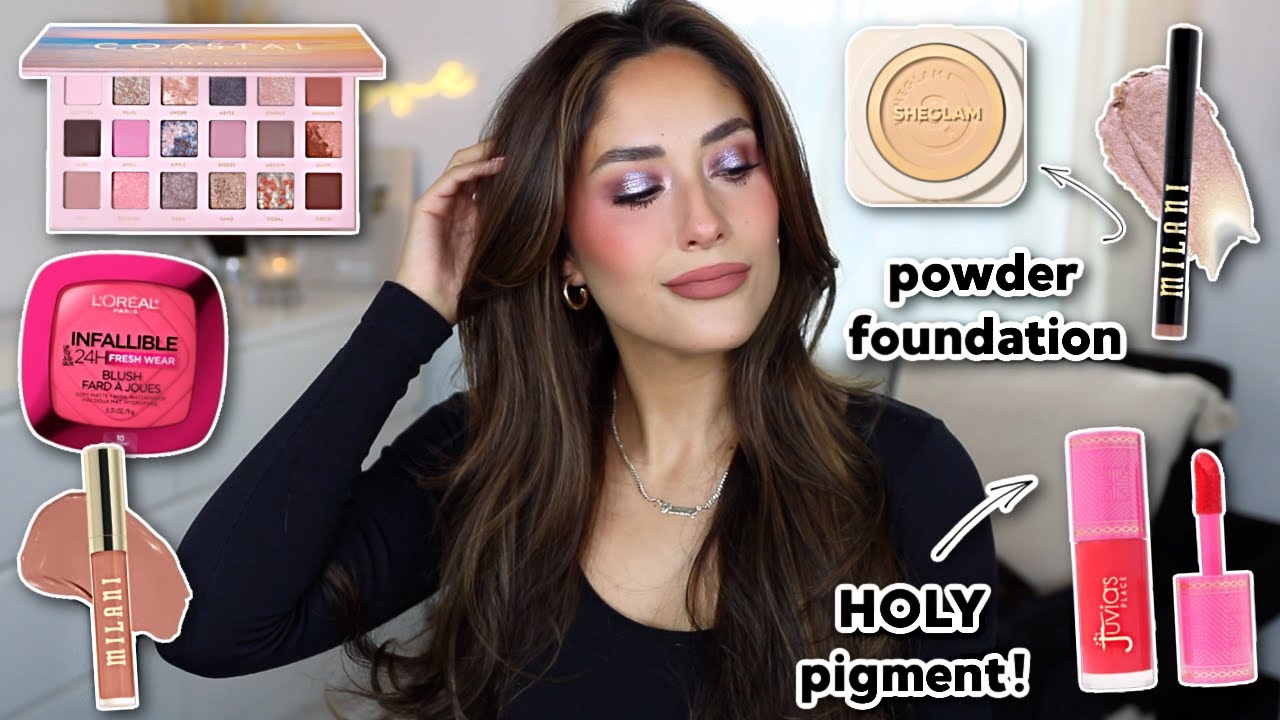 TESTING NEW DRUGSTORE MAKEUP | I am IMPRESSED...