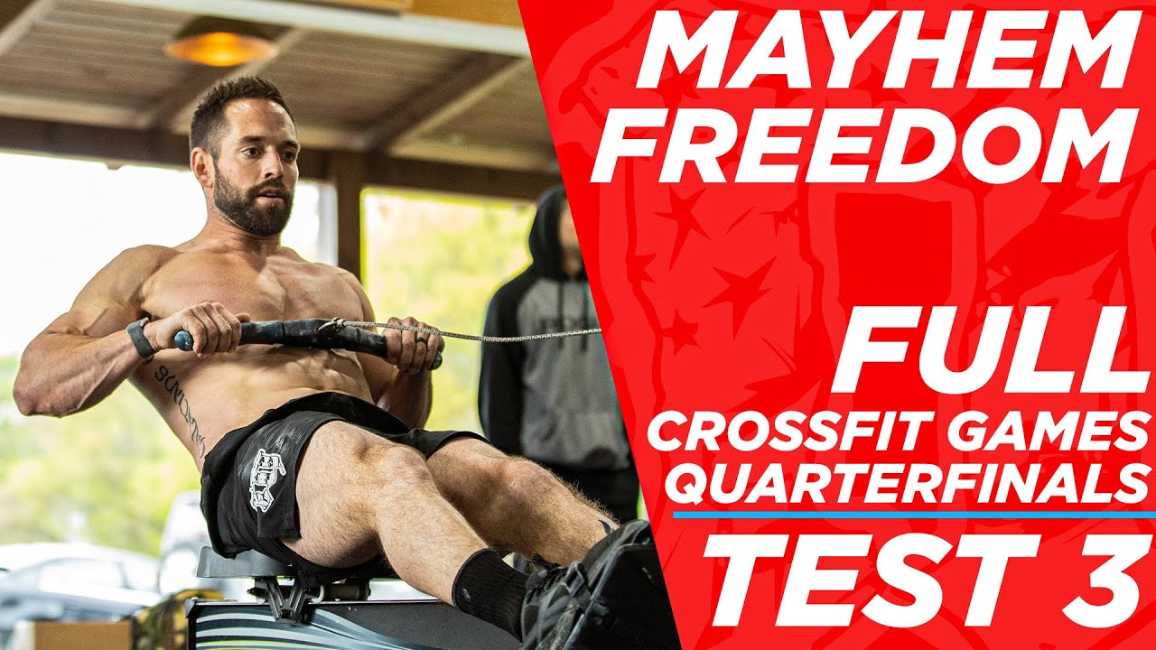 SPRINT TO THE FINISH WITH MAYHEM FREEDOM // CrossFit Games Quarterfinals Test 3
