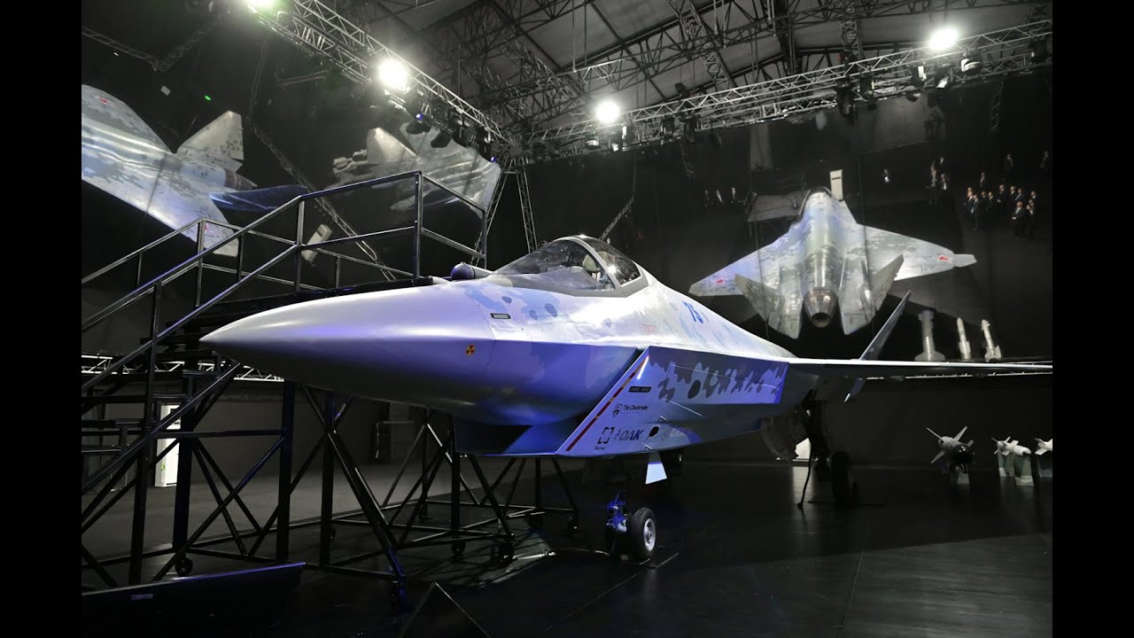 Rostec / Sukhoi Su-75 (T-75) presented to Russian President Putin