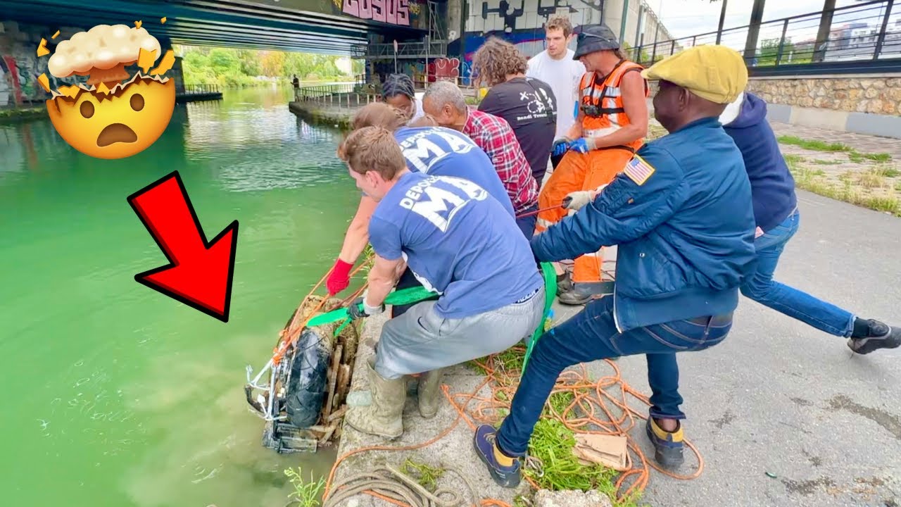 Paris Lost Treasures Found Magnet Fishing In The Canal!