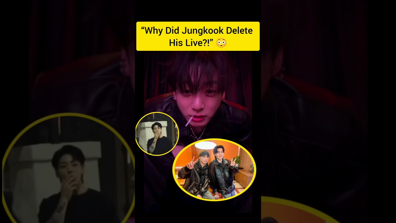 &ldquo;Why Did Jungkook Delete His Live?!&rdquo; 😳 #jungkook