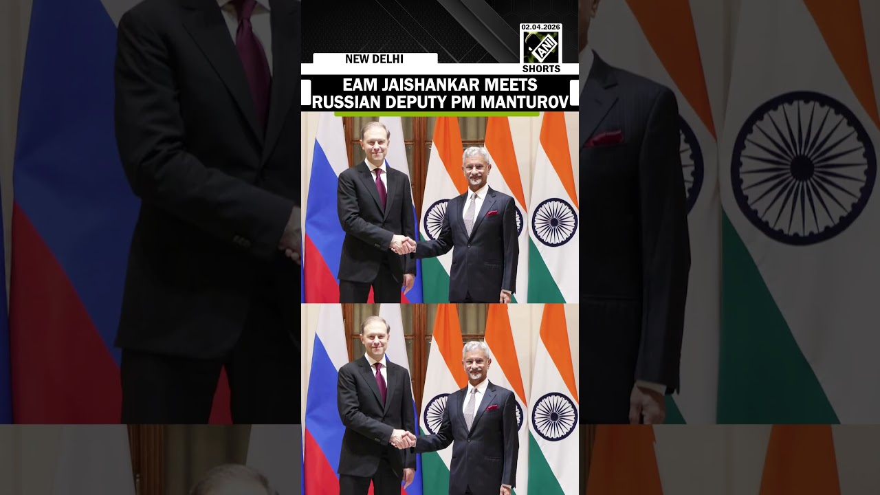 EAM Dr. S. Jaishankar Meets Russian Deputy PM Denis Manturov in New Delhi for Bilateral Talks
