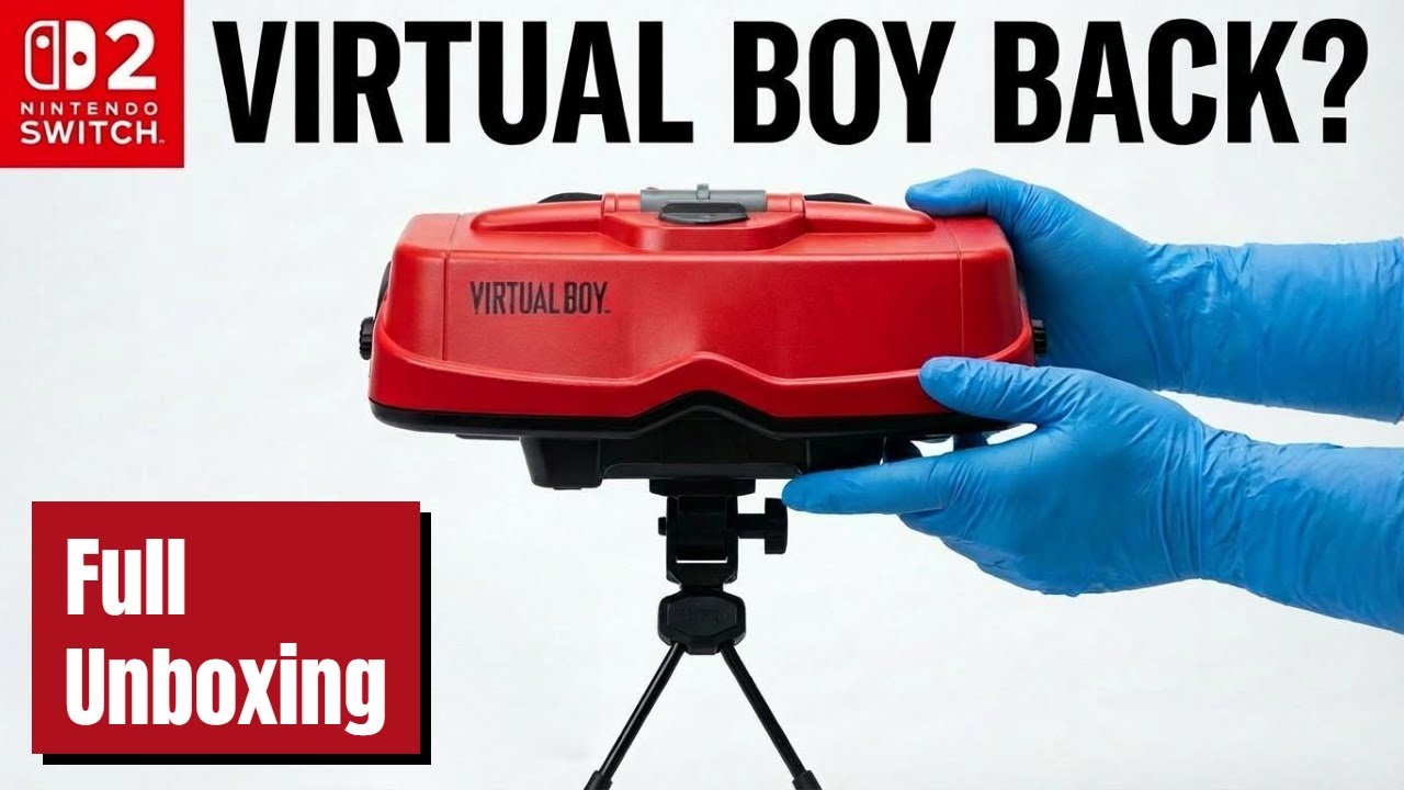Full Unboxing - Virtual Boy Finally Gets Its Second Chance | Nintendo Switch 2