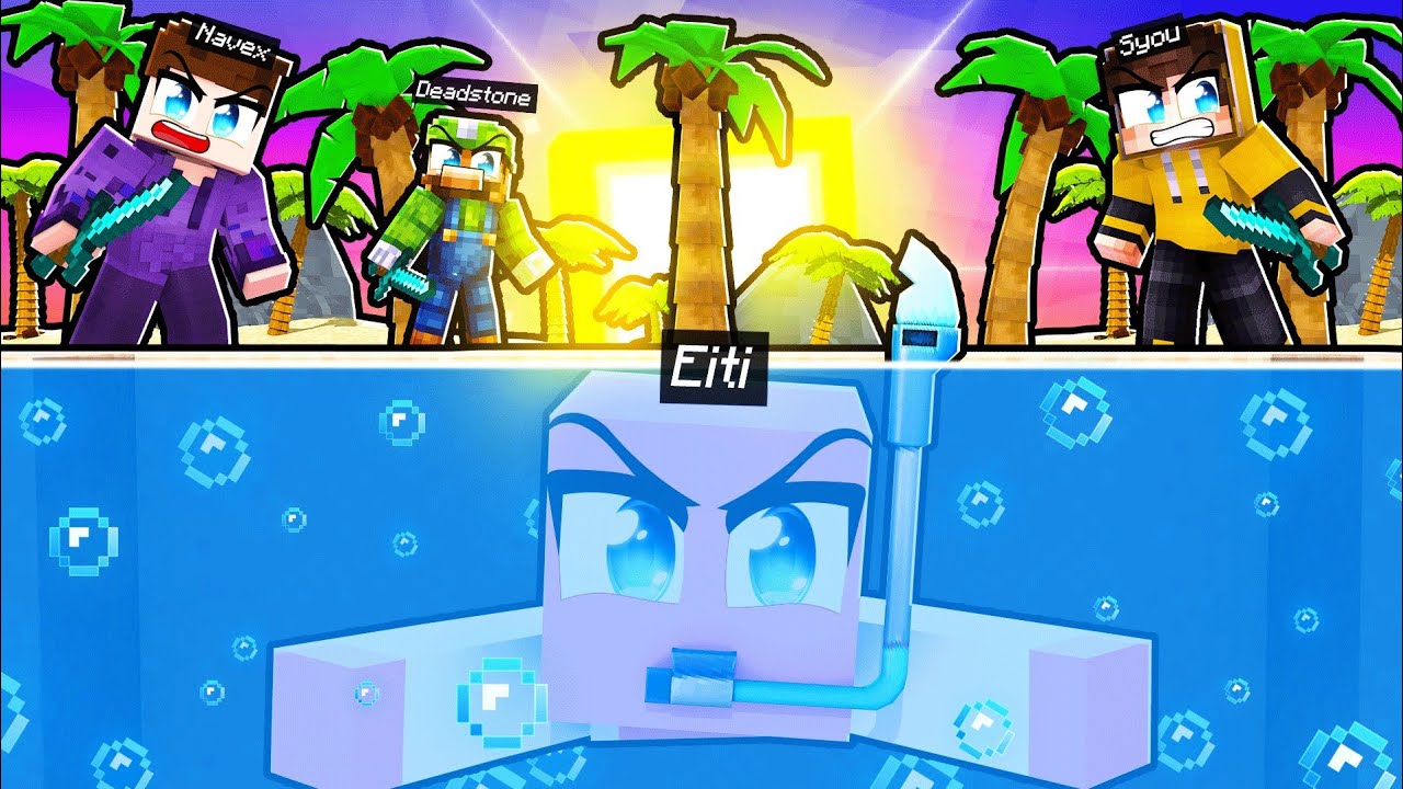 MEIN ENDE?!  FLUCHT UNTER WASSER RETTET MEIN LEBEN! 🌊 (Minecraft RISIKO)
