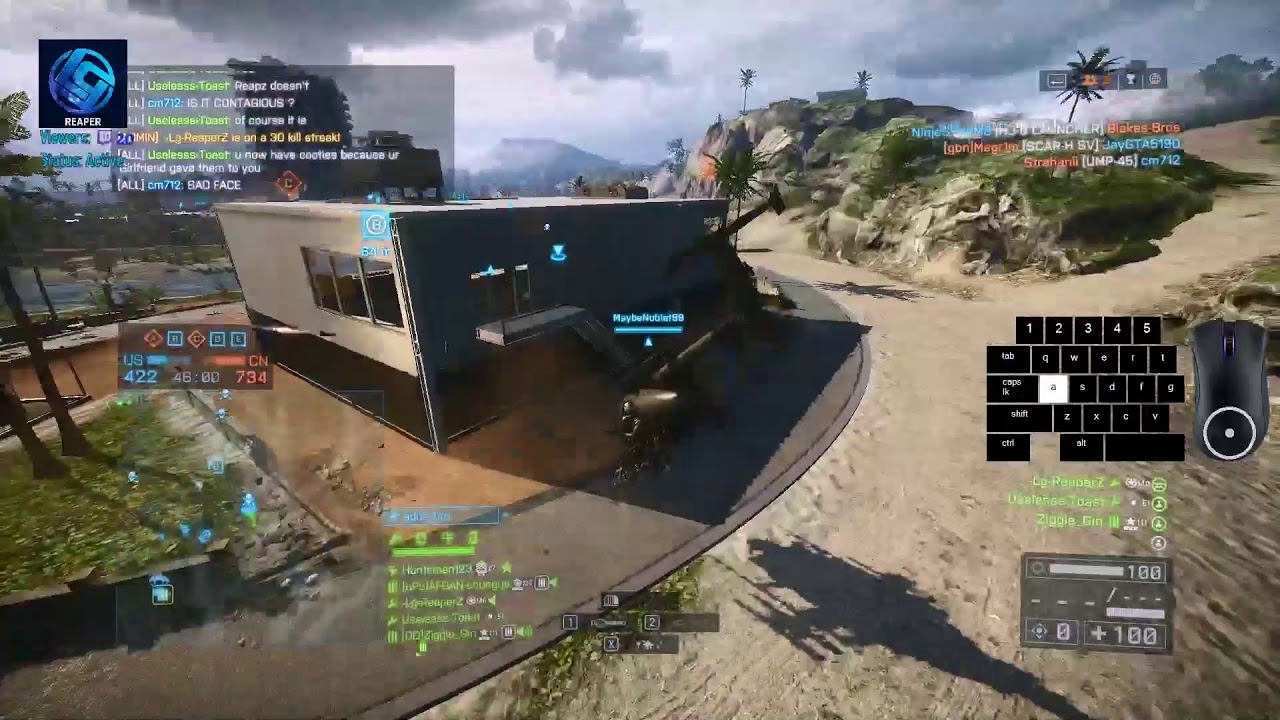 BF4: 93-0 Hainan Resort Chill Scout Gameplay