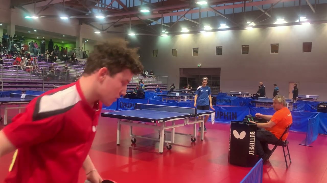 Championnat AURA demi-finale junior Romain André-Poyaud VS Albin Gilet
